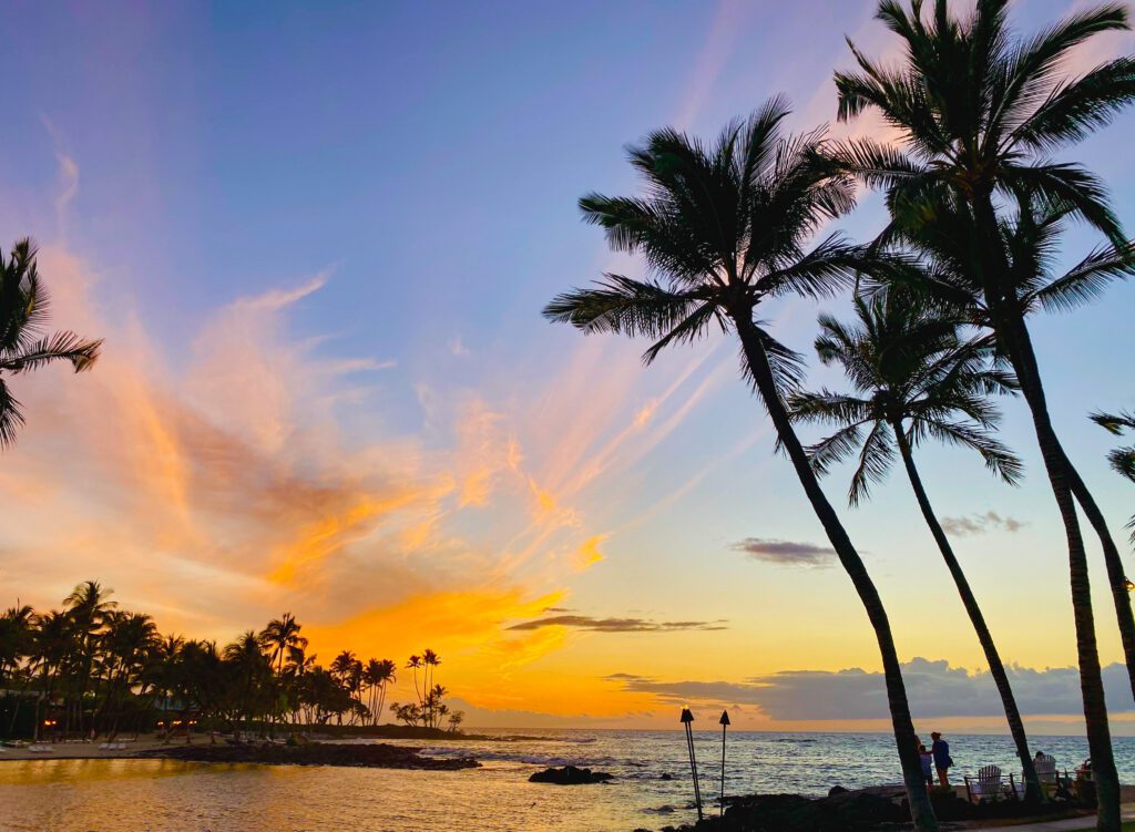 Sunset In Hawaii